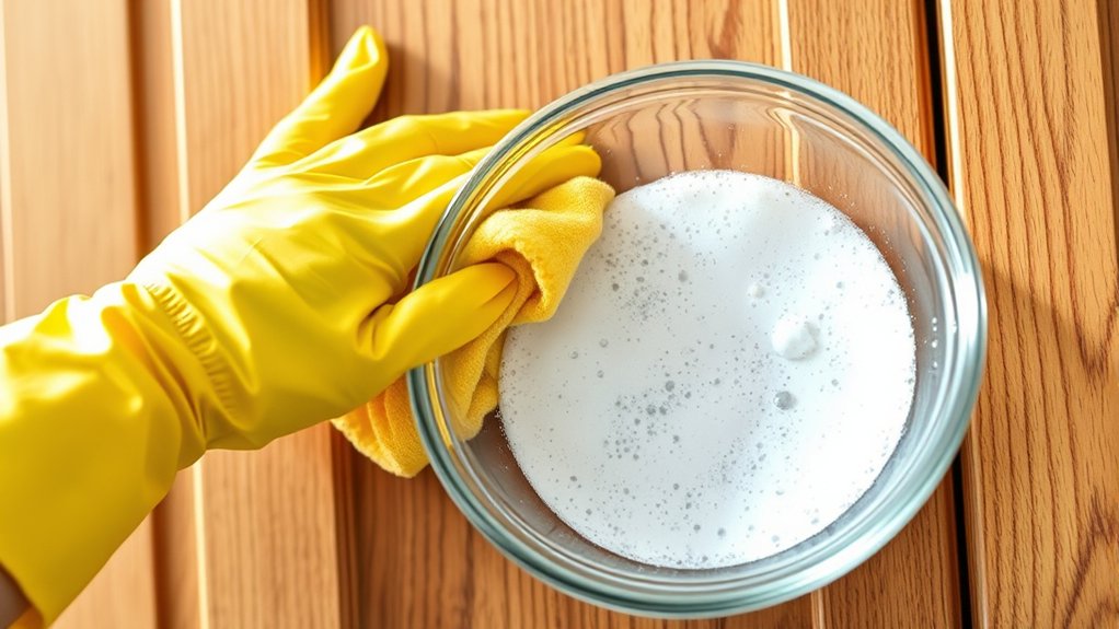 vinegar dish soap baking soda
